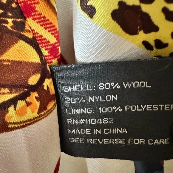 Rampage Wool Women's Black Trench Coat - Picture 7 of 7